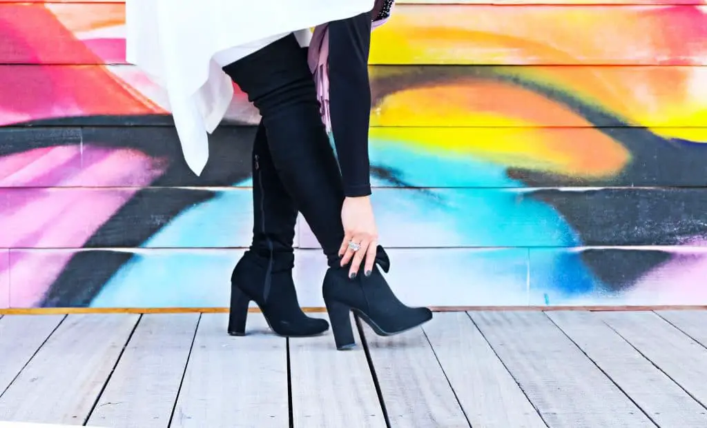 How to Wear Booties with Dress Pants