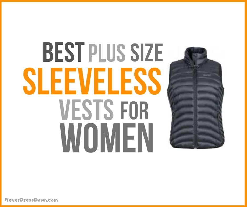 Plus Size Sleeveless Vests for Womens